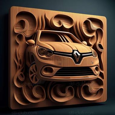 3D model Renault Clio (STL)